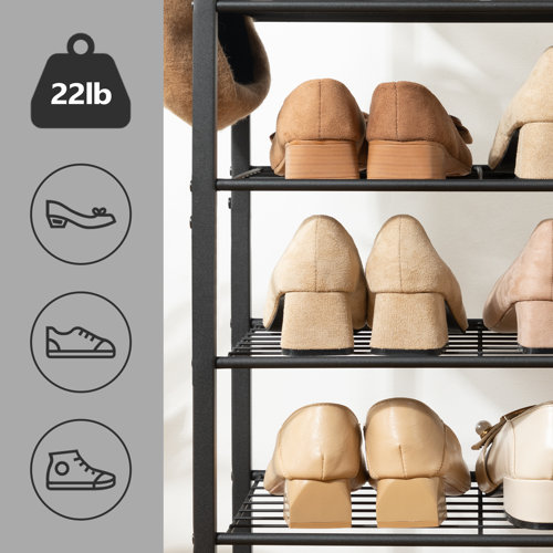 Rebrilliant 10 Tier 20 Pairs Shoe Rack & Reviews | Wayfair